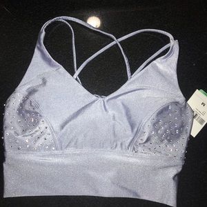 Pro DANCE/CHEER audition top w Swarovski Crystals